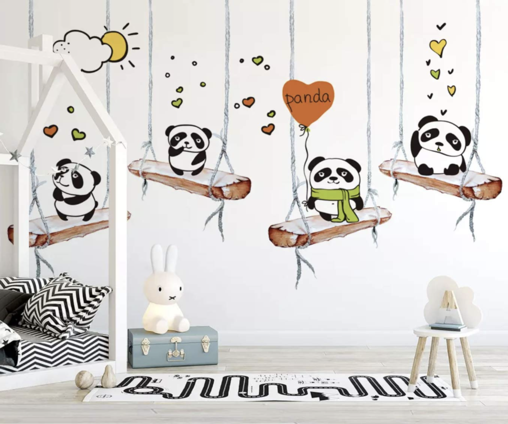 Panda wall decor