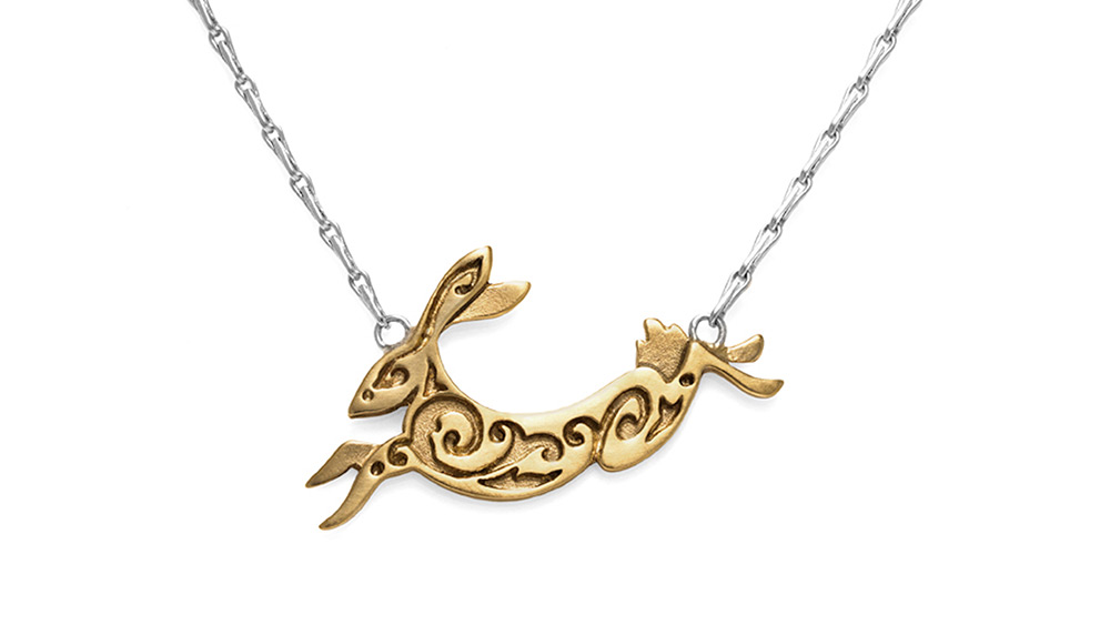 Win a 9ct Fairtrade Gold Hare Necklace, Worth £592!