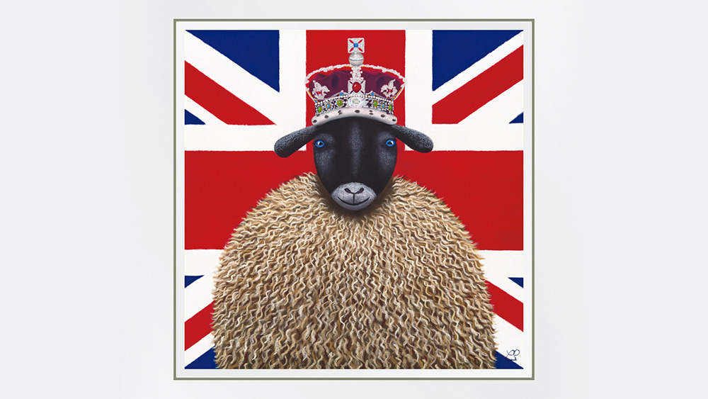 Win a mounted Queen of the Flock print, Worth £59!