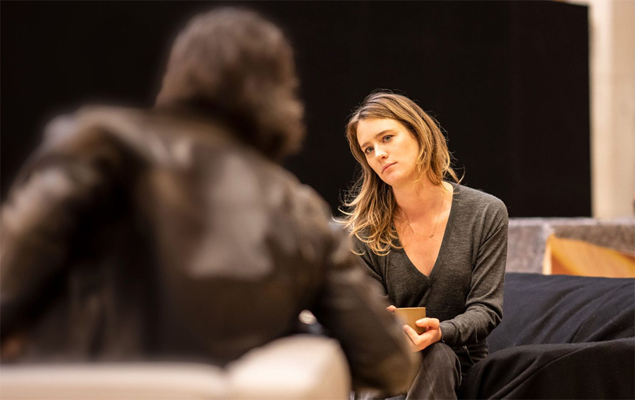 Mackenzie Davis in rehearsal Phaedra at the National Theatre, Photo by Johan Persson