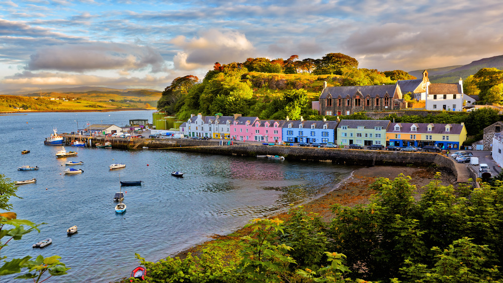 a waterfront view of Isle of Skye