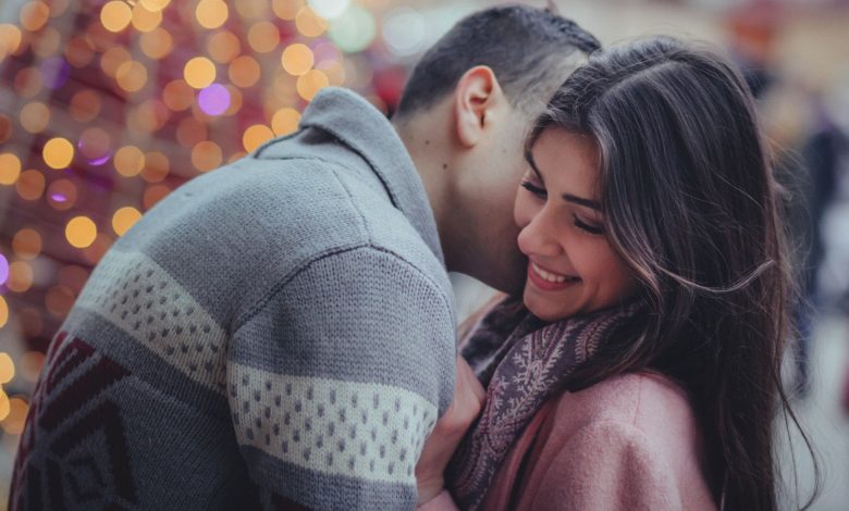 happy couple in love